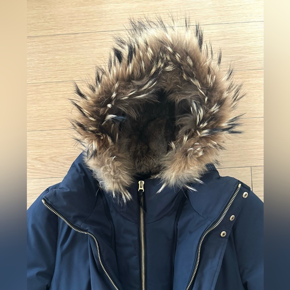 MACKAGE DIXON - Mens Navy Blue Bomber Jacket - Picture 6 of 6